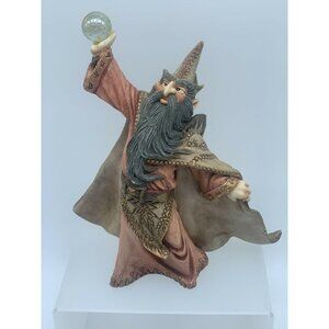 Krystonia N Chakk Wizard Figurine Fantasy Mythical Collectible Resin 6 Inch